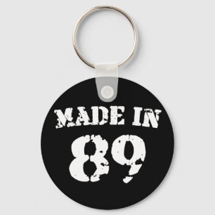 Made in 1989 sleutelhanger