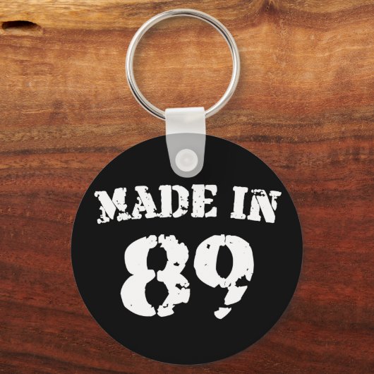 Made in 1989 sleutelhanger (Voorkant)