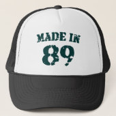 Made in 1989 trucker pet (Voorkant)