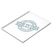 Made in 1994 notitieboek (Linkerzijde)