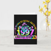 Made In 1997 Limited Edition 29 Birthday 29 Year O Kaart (Gele Bloem)