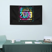 Made in 2009 13e verjaardag 13 jaar Geweldige Spandoek (Beurs)