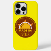 MADE IN 2013 grappig verjaardagscadeau Case-Mate iPhone Case (Achterkant)