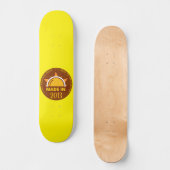 MADE IN 2013 grappig verjaardagscadeau Persoonlijk Skateboard (Voorkant)