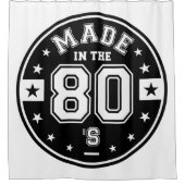 Made In 80s Douchegordijn (Voorkant)
