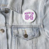 Made in 84 ronde button 5,7 cm (In situ)