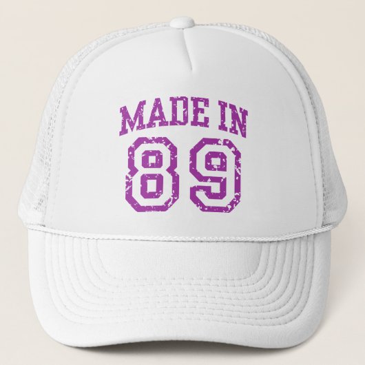 Made in 89 trucker pet (Voorkant)