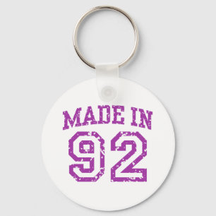 Made in 92 sleutelhanger