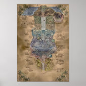Made in Abyss Map Poster (Voorkant)