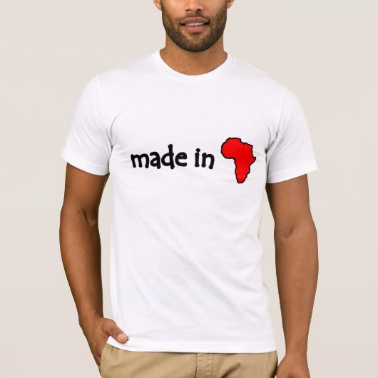 Made in Afrika T-shirt (Voorkant)