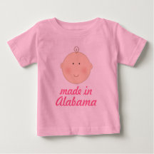 Made in Alabama Baby of Toddler Tee Shirt