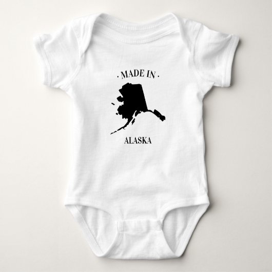 Made in Alaska AK Baby Bodysuit (Voorkant)