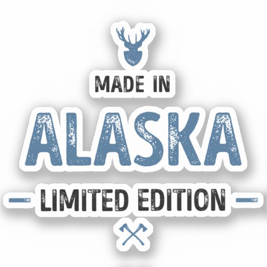 Made in Alaska Limited Edition Sticker (Voorkant)