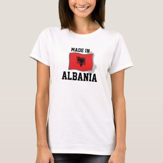 Made in Albanië T-shirt (Voorkant)