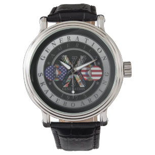 Made in America 1975 Logo Horloge