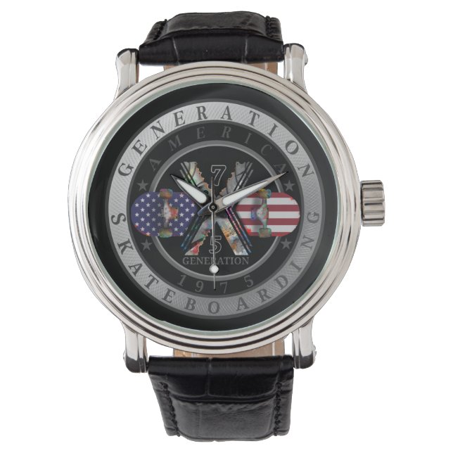 Made in America 1975 Logo Horloge (Voorkant)