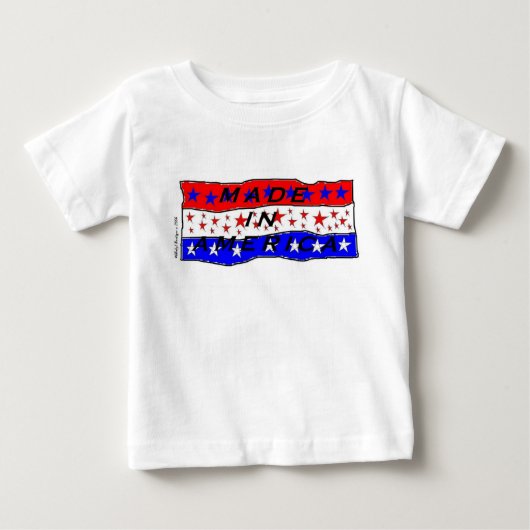 Made in America Baby T-Shirt (Voorkant)