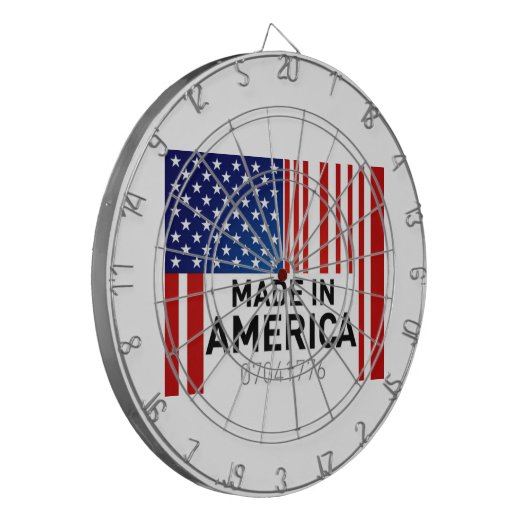 Made in America Dart Board USA Dartbord (Voorkant Links)