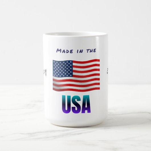 "Made in America" is een Amerikaanse Mok. Koffiemok (Center)