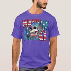 Made in America leopard patriotic, 4 juli T-shirt
