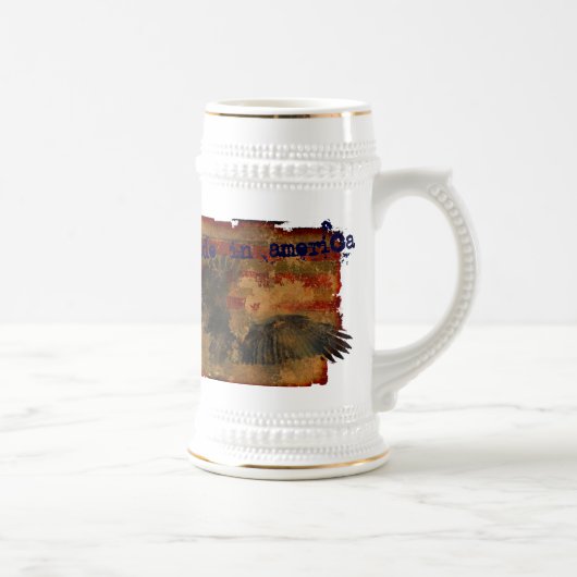 Made in America stein Bierpul (Rechts)