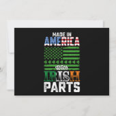 Made in America with Irish Parts St Patrick's Day Kaart (Voorkant)