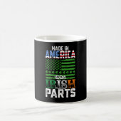 Made in America with Irish Parts St Patrick's Day Koffiemok (Center)
