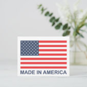 Made in Amerika Briefkaart (Staand voorkant)