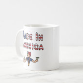 Made in Amerika Koffiemok (Voorkant links)