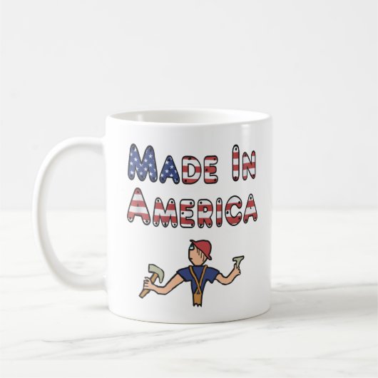 Made in Amerika Koffiemok (Links)