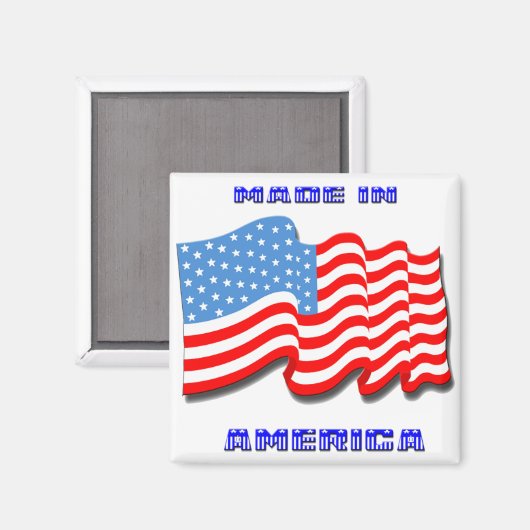 Made in Amerika Magneet (Voorkant / Achterkant)