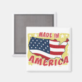 Made in Amerika Magneet (Voorkant / Achterkant)