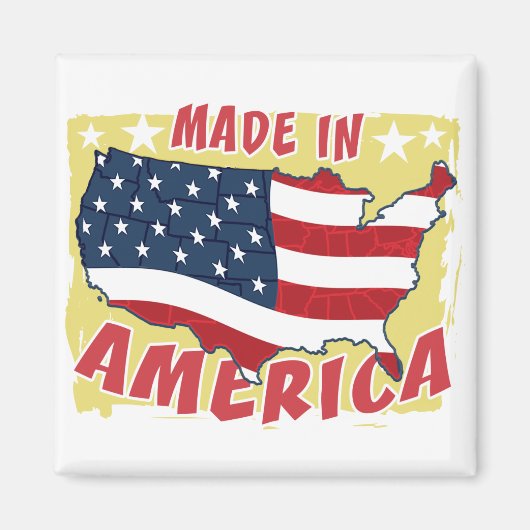 Made in Amerika Magneet (Voorkant)
