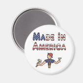 Made in Amerika Magneet (Voorkant / Achterkant)