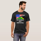 Made in Amerika met Jamaicaanse onderdelen T-shirt (Voorkant volledig)