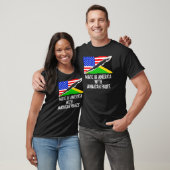 Made in Amerika met Jamaicaanse onderdelen T-shirt (Unisex)