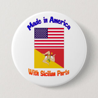 Made in Amerika met Siciliaanse Button voor onderd