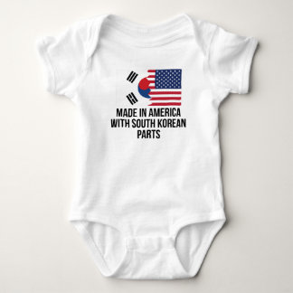 Made in Amerika met Zuid-Koreaanse onderdelen Romper