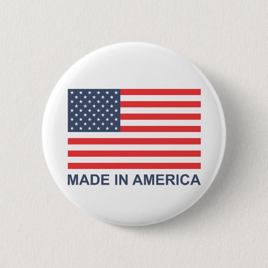Made in Amerika Ronde Button 5,7 Cm (Voorkant)