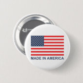 Made in Amerika Ronde Button 5,7 Cm (Voorkant /achterkant)