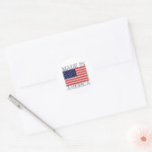 Made in Amerika Ronde Sticker (Envelop)