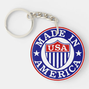 Made in Amerika Sleutelhanger