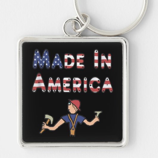 Made in Amerika Sleutelhanger (Voorkant)
