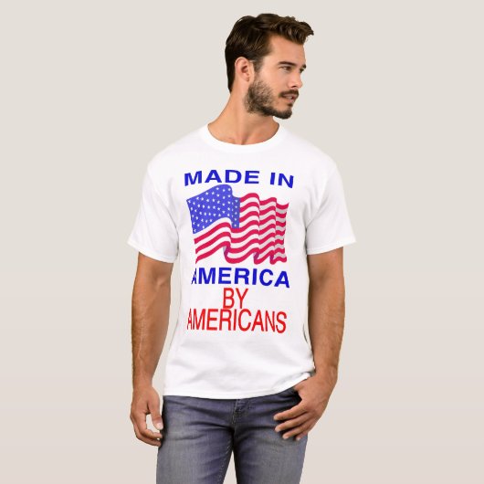 Made in Amerika T-shirt (Voorkant volledig)