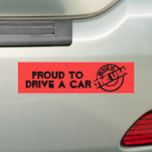 Made in Amerikaanse Bumpersticker (Op auto)