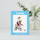 Made in Argentina Tango Briefkaart (Staand voorkant)