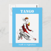 Made in Argentina Tango Briefkaart (Voorkant / Achterkant)