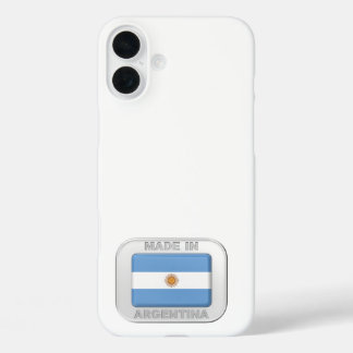 Made in Argentinië iPhone 16 Plus Hoesje