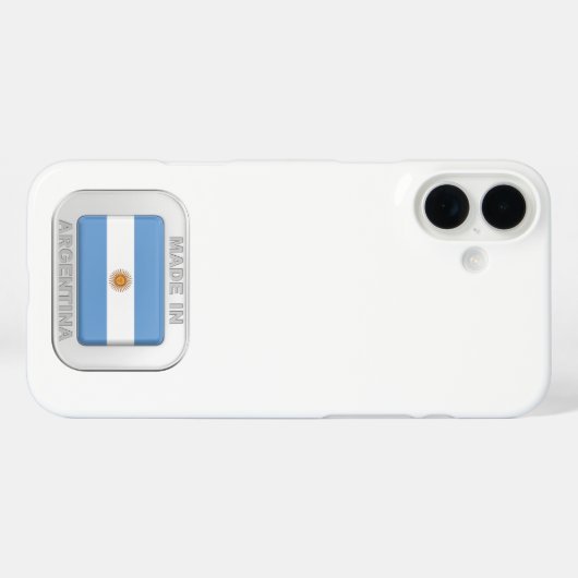 Made in Argentinië Case-Mate iPhone Case (Achterkant (horizontaal))