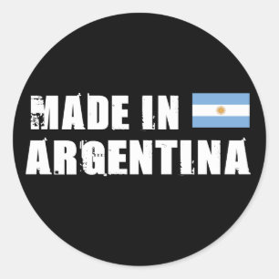 Made in Argentinië Ronde Sticker